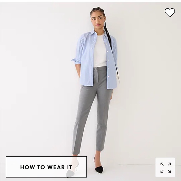 J crew High-rise Cameron pant in four-season stretch